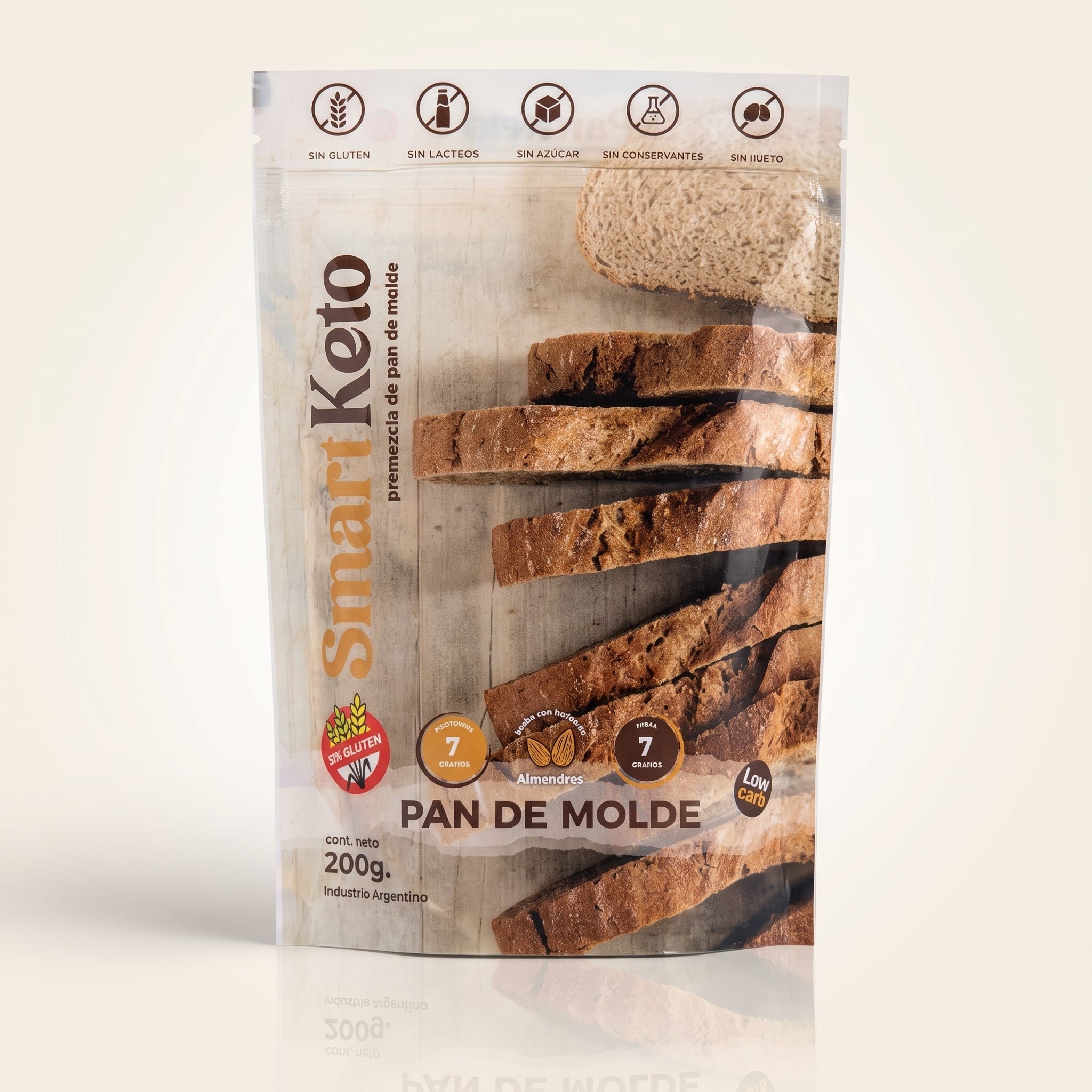 Premezcla keto de pan de molde